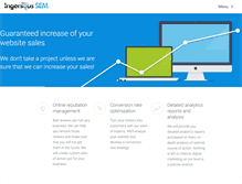 Tablet Screenshot of ingenioussem.com